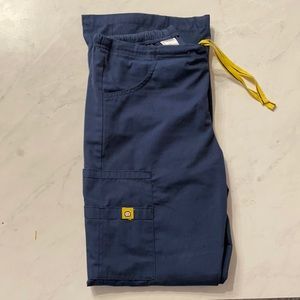 Navy Blue WonderWink Scrub Bottoms-gently used